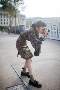 Street style at Paris Fashion Week Spring 2017