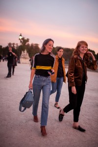 Street style at Paris Fashion Week Spring 2017