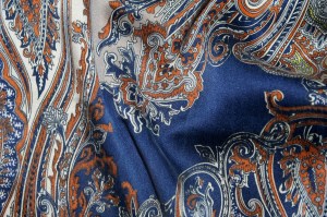 Mert Ipek printed silks Elite section of Texworld