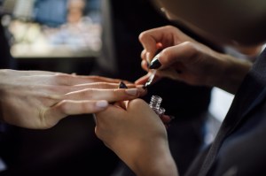 Backstage at Tibi RTW Spring 2017
