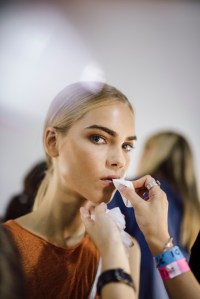 Backstage at Tibi RTW Spring 2017