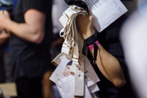 Backstage at Tibi RTW Spring 2017