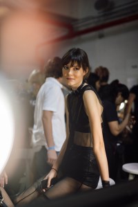 Backstage at Tibi RTW Spring 2017
