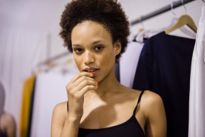 Backstage at Tibi RTW Spring 2017