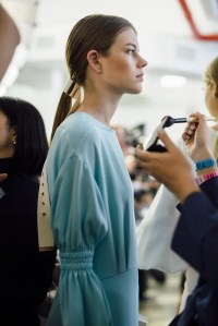 Backstage at Tibi RTW Spring 2017