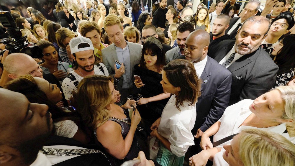Victoria Beckham at the launch of the Victoria Beckham Estée Lauder Bergdorf Goodman