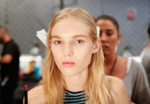 Backstage at Vera Wang RTW Spring 2017