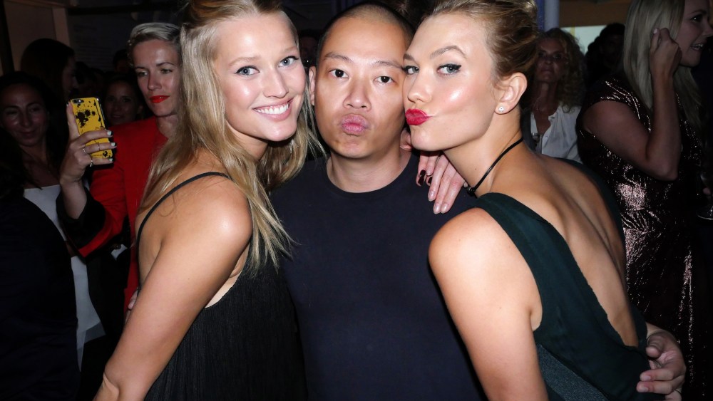 Toni Garrn, Jason Wu and Karlie Kloss.