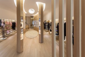 Wolford's new store interior.