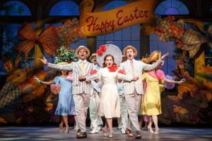 Corbin Bleu, Lora Lee Gayer, Bryce Pinkham and company perform a scene from Irving Berlin's 'Holiday Inn' on Broadway.