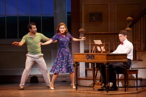 Corbin Bleu, Lora Lee Gayer and Bryce Pinkham perform a scene from Irving Berlin's 'Holiday Inn' on Broadway.