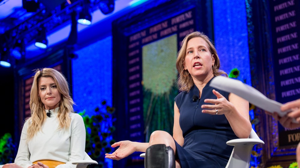 Grace Helbig and YouTube ceo Susan Wojcicki