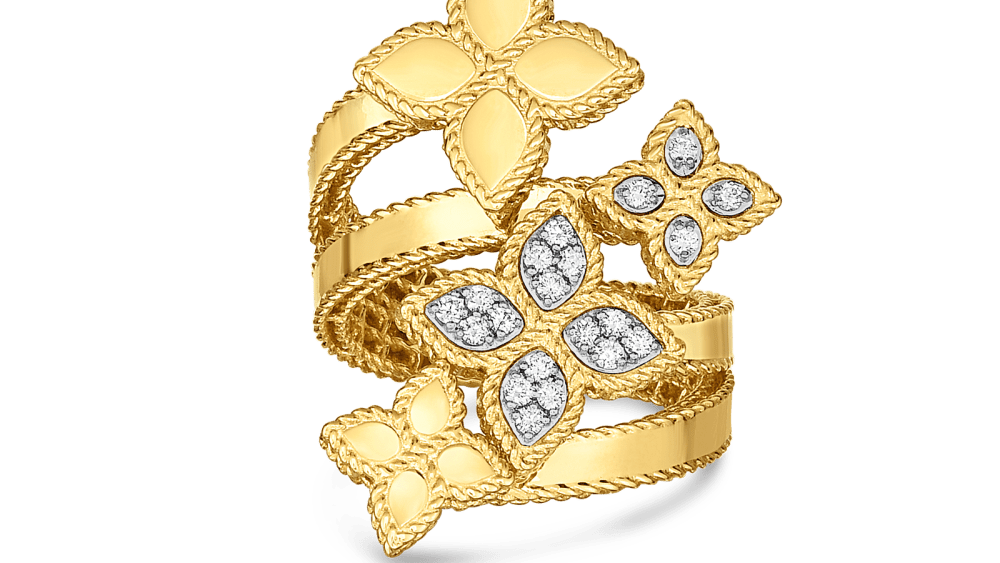 A $3,300 ring from the Princess Flower Collection.