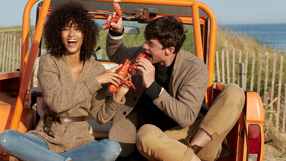 A visual from Abercrombie's new marketing campaign.