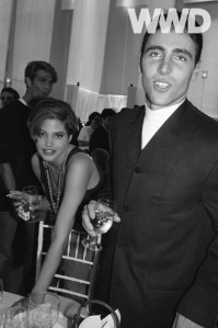 angelina jolie and james haven at the seventh on sale AIDS benefit 1990