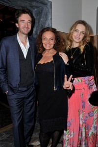 Antoine Arnault, Diane von Furstenberg and Natalia Vodianova