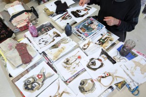 A look at the Antonio Marras Art Exhibit in Milan.