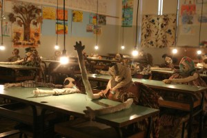 A look at the Antonio Marras Art Exhibit in Milan.