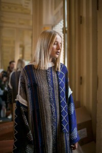 Backstage at Acne Studios RTW Spring 2017