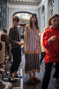 Backstage at Acne Studios RTW Spring 2017