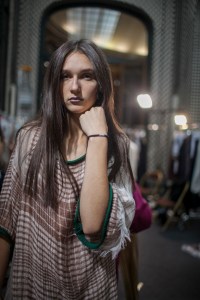 Backstage at Acne Studios RTW Spring 2017