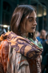 Backstage at Acne Studios RTW Spring 2017