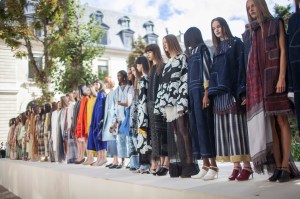 Backstage at Acne Studios RTW Spring 2017