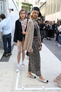 Backstage at Chanel RTW Spring 2017