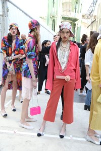 Backstage at Chanel RTW Spring 2017