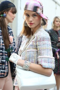 Backstage at Chanel RTW Spring 2017