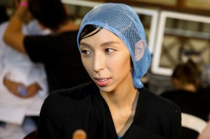 Backstage at Givenchy RTW Spring 2017