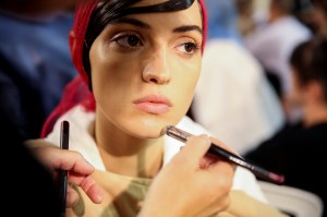 Backstage at Givenchy RTW Spring 2017