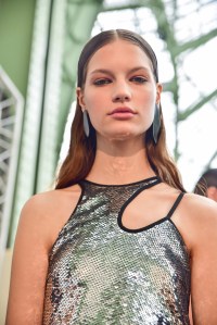 Backstage at Mugler RTW Spring 2017