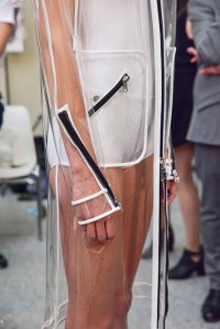 Backstage at Mugler RTW Spring 2017