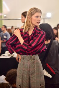 Backstage at Nina Ricci RTW Spring 2017