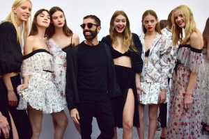Backstage at Giambattista Valli RTW Spring 2017