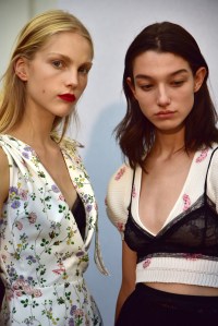Backstage at Giambattista Valli RTW Spring 2017
