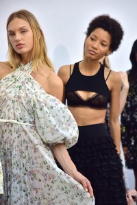 Backstage at Giambattista Valli RTW Spring 2017