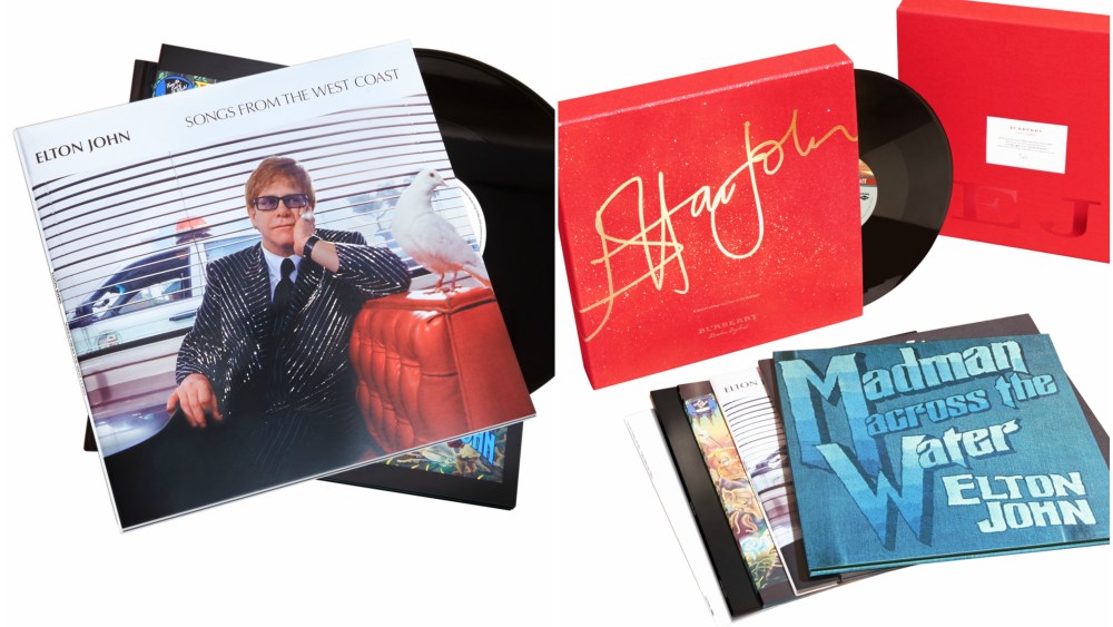 Elton John Burberry vinyl box