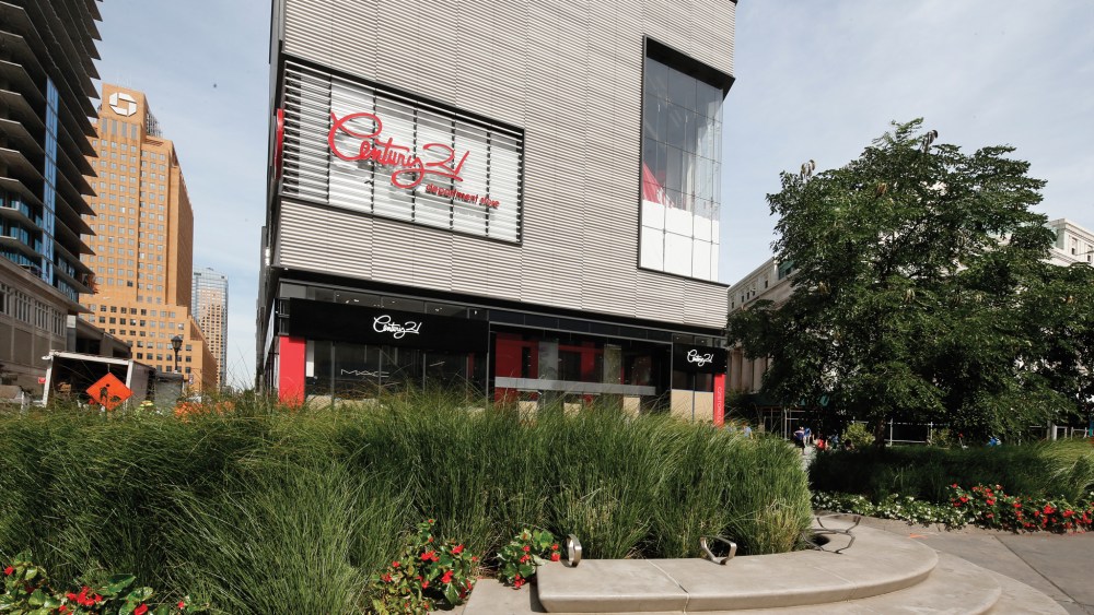 Outside Century 21's downtown Brooklyn flagship.
