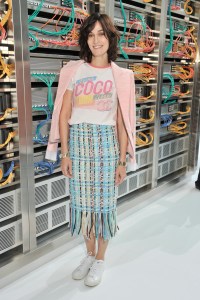 Clotilde Hesme front row chanel spring 2017