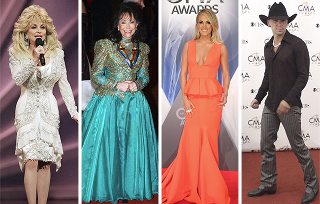 Country music fashion.