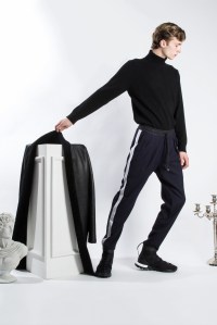 Jacket and Shirt by Deveaux, pant by F.S.Z