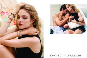 A visual from the David Yurman ad campaign shot by Bruce Weber.