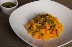 Carrot Risotto w/ Fresh Carrot Juice