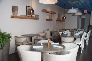 The atmosphere at Divya's Kitchen.