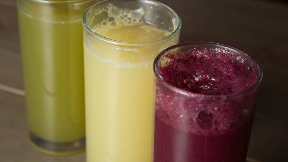 Apple Spritzer, Ginger-Mint Limeade, Grape Spritzer