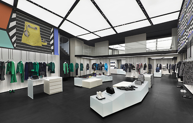 Emporio Armani store in Saint Germain, Paris