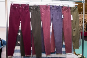Colored denim looks from Just Black Denim at Fame.