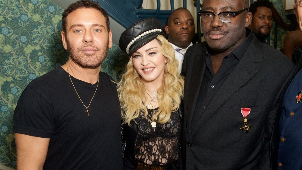 Mert Alas, Madonna and Edward Enninful